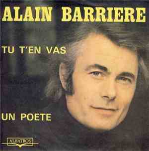 Alain Barriere - Tu T'en Vas / Un Poete