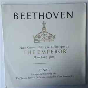 Beethoven, Hans Swarowsky, Hans Kann, Franz Liszt - Concerto No. 5 In E Flat For Piano And Orchestra - 