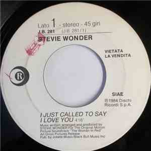 Stevie Wonder / Rodolfo Banchelli - I Just Called To Say I Love You / Un Uomo Per Te