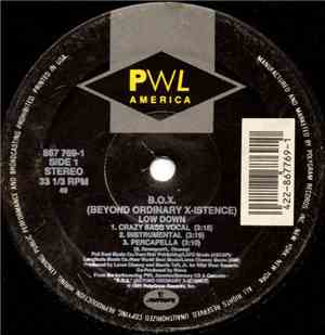 B.O.X. - Low Down / B A Real G