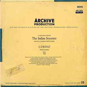 Claudio Monteverdi - L'Orfeo • Favola In Musica, Toccata - Prologo - Atto Ⅰ/Ⅱ