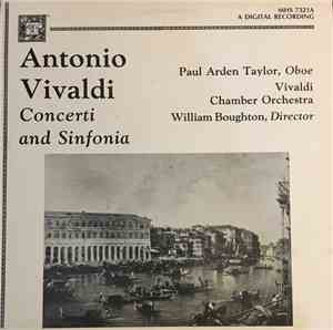 Paul Arden-Taylor, Orchestra Da Camera Antonio Vivaldi - Concerti and Sinfonia